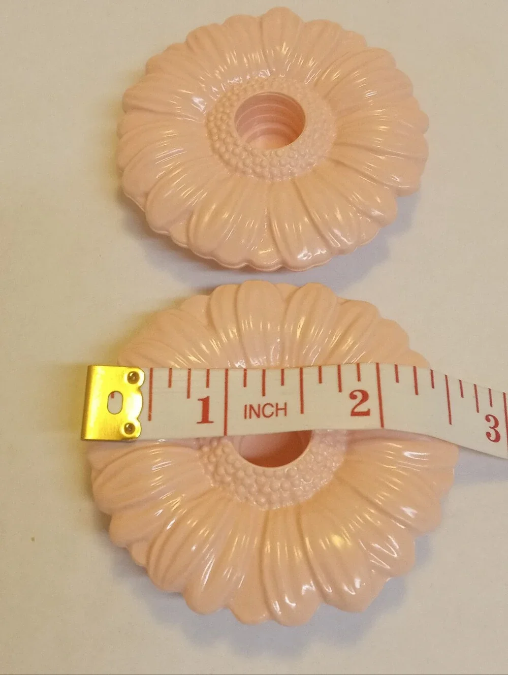 Vintage Avon Pink Fancy Flower Candle Holders & Scented Candles NEW 1985